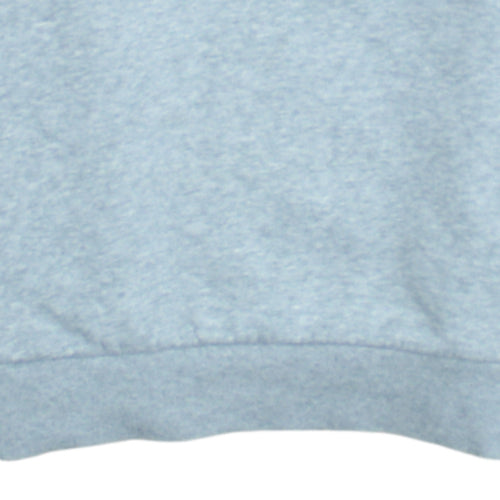 Converse Mens Grey L Crew Neck Pullover Fleece Sweatshirt