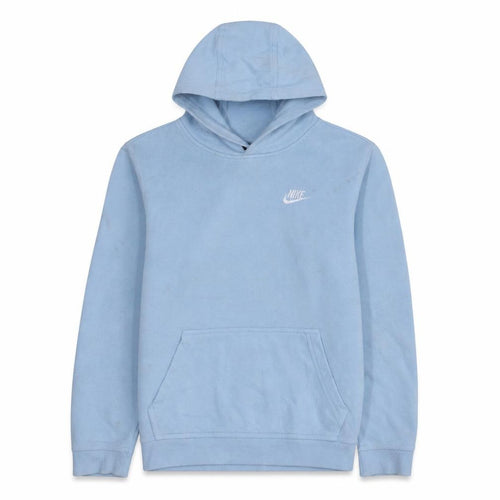 Nike Boys Blue Pullover Hoodie XL 158-170cm Fleece Logo Sweatshirt