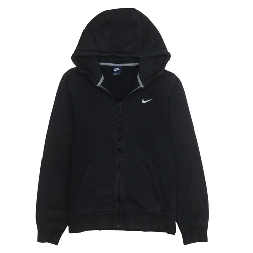 Nike Men's Black Full Zip Hoodie Size L Fleece Sportswear