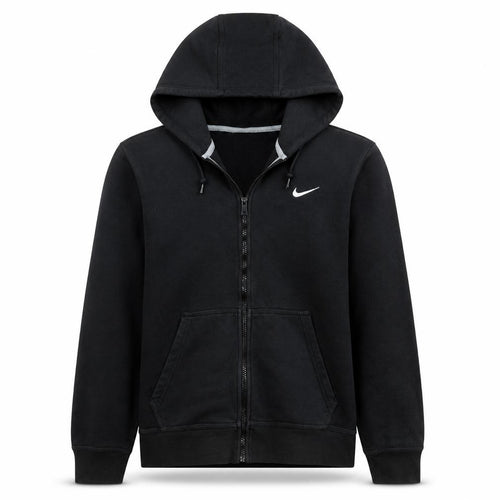 Nike Men's Black Full Zip Hoodie Size L Fleece Sportswear