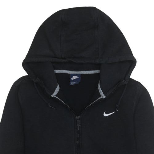 Nike Men's Black Full Zip Hoodie Size L Fleece Sportswear