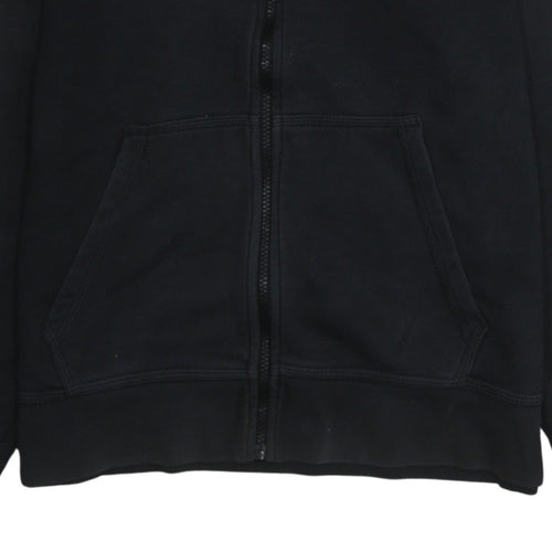 Nike Men's Black Full Zip Hoodie Size L Fleece Sportswear