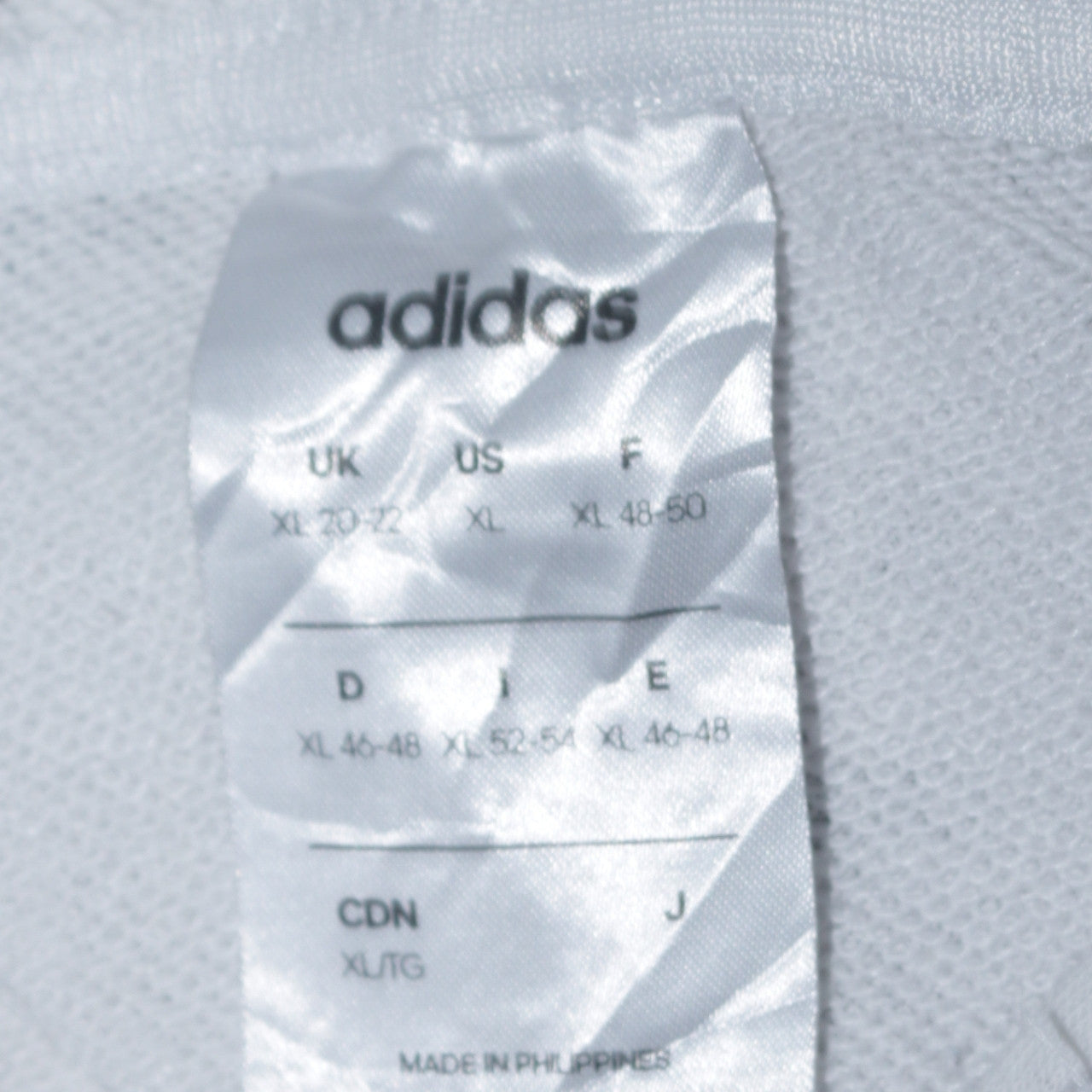 Adidas Women White Logo Print Pullover Hoodie XL