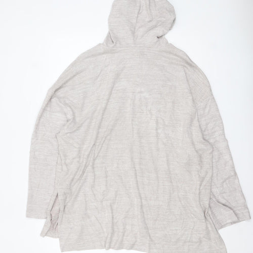 George Womens Beige XL Hooded Pullover Sweatshirt Viscose Blend