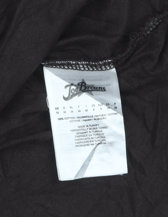 Joe Browns Womens Brown Fox Print Tunic Top Size 10