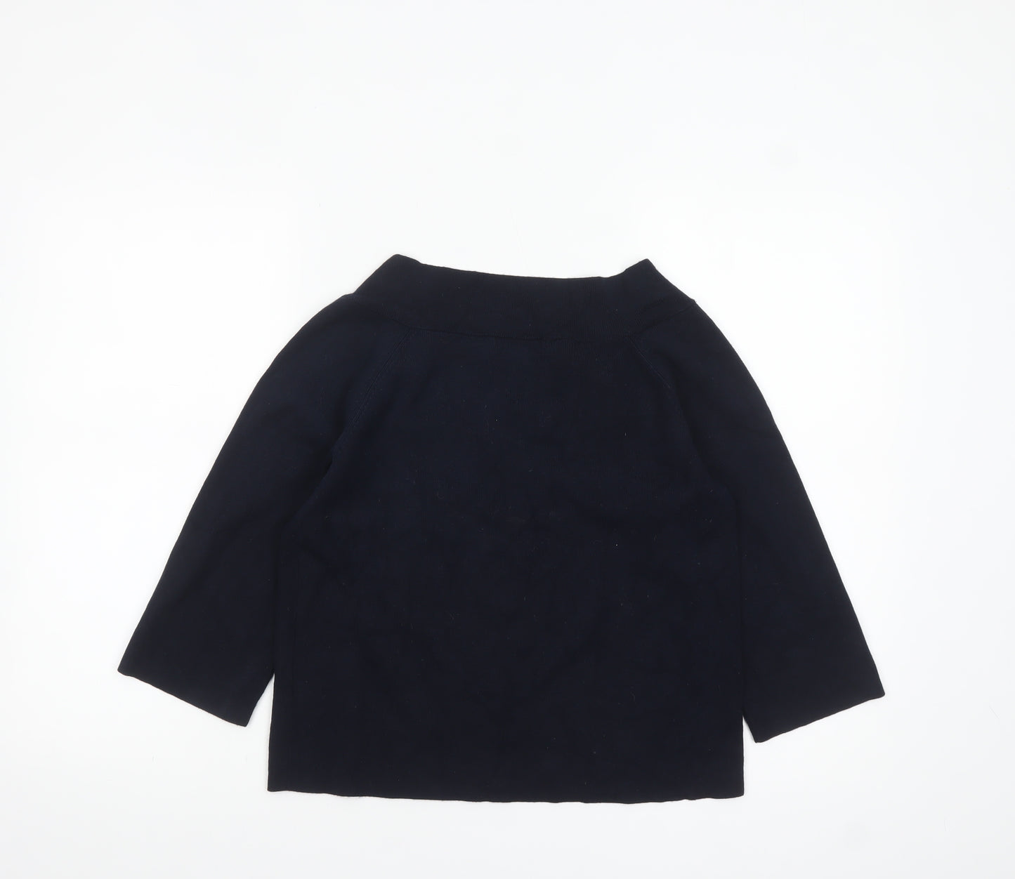 Monsoon Women's Blue V-Neck Knit Jumper Size 16