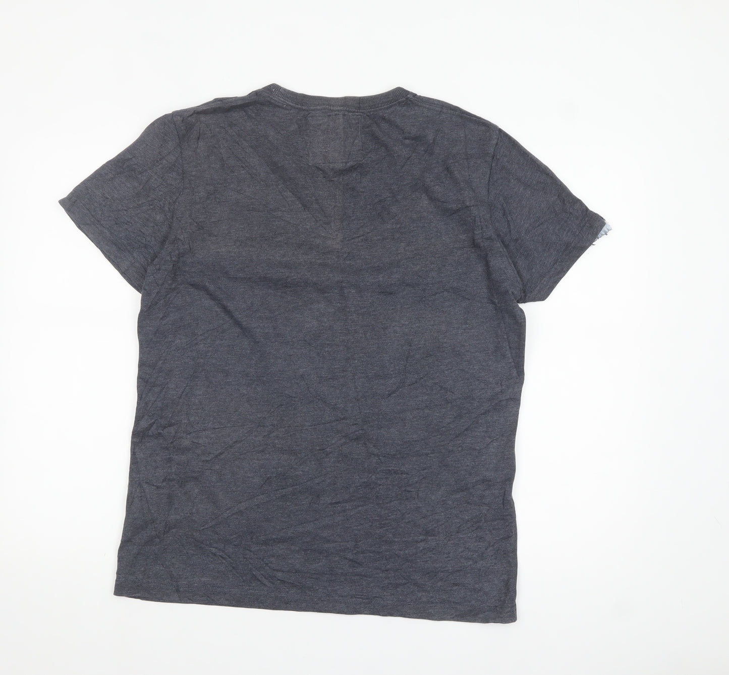Superdry Men's Grey Graphic Athletic Short Sleeve T-Shirt Size L