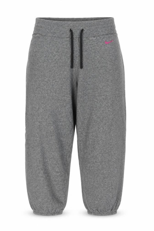 Nike Women’s Grey Dri-FIT Sweat Shorts S Regular Fit Activewear