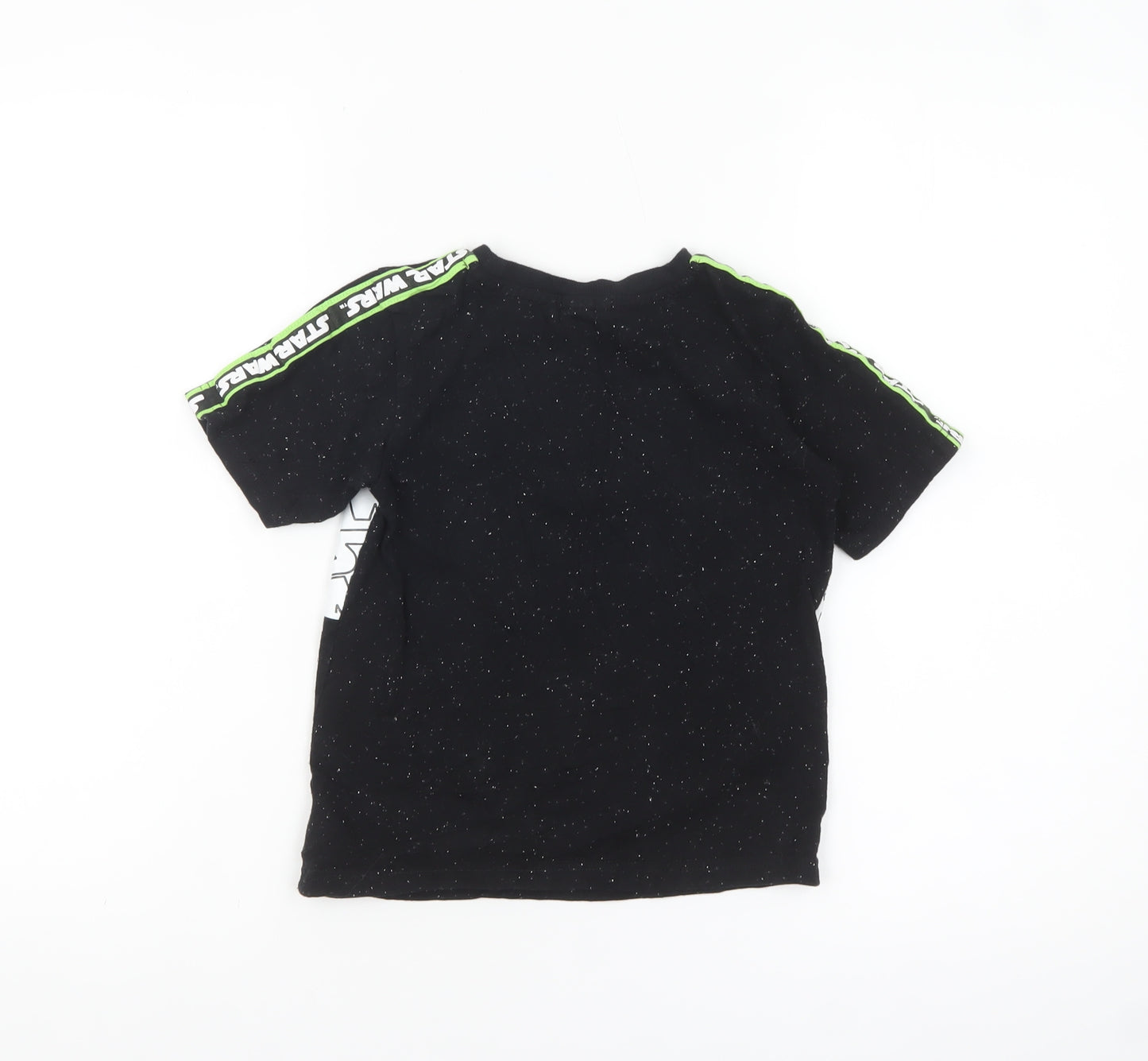 Tu Star Wars Boys Black 6-7 Years Short Sleeve Graphic T-Shirt
