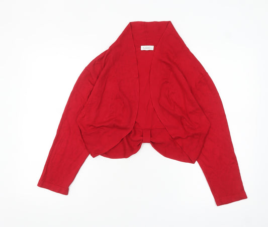 Kaliko Women’s Red Long Sleeve Shrug Cardigan Size 18
