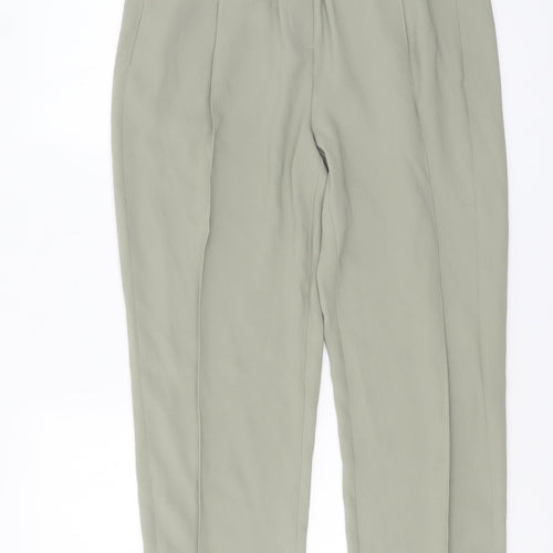 Marks and Spencer Women’s Green Size 12 Long Straight Trousers