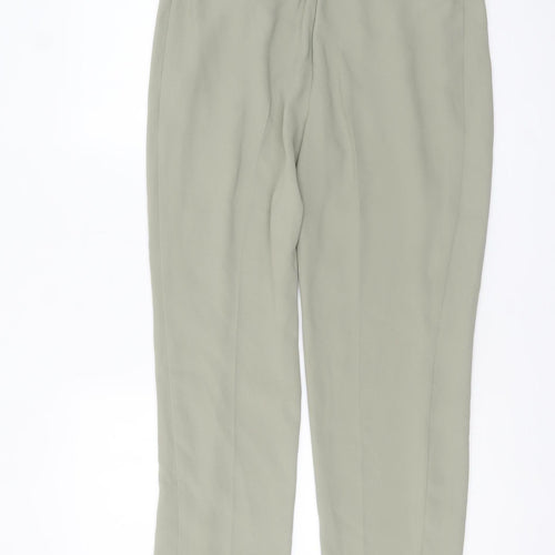 Marks and Spencer Women’s Green Size 12 Long Straight Trousers