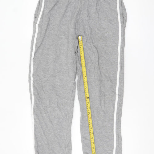 ASOS Design Women's Grey Jersey Jogger Trousers S Elastic Waist
