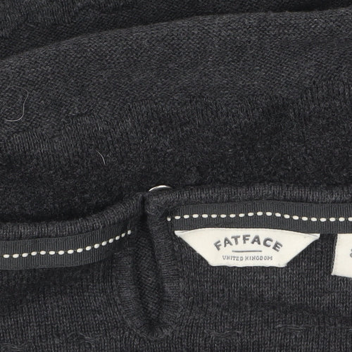 FatFace Womens Black Cotton Jumper Dress Size 8