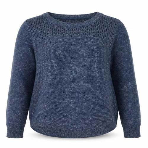 RJR John Rocha Women's Blue Cotton Knit Jumper Size 14