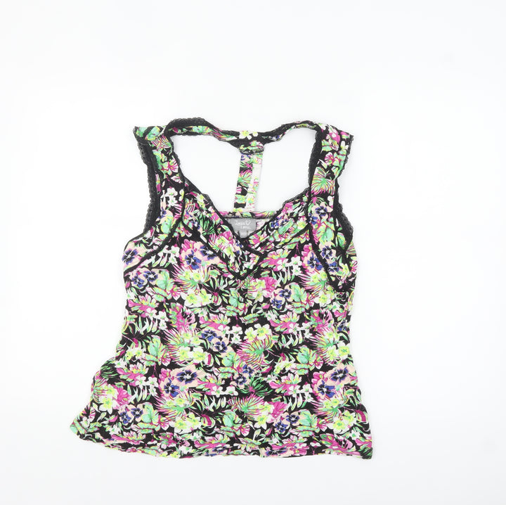 Lottie Loves Women’s Multicoloured Floral Viscose Camisole Tank Top Size 20/22