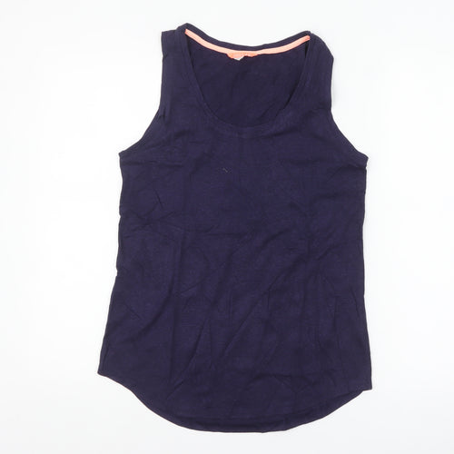 Joules Women's Blue Size 10 Basic Tank Top Sleeveless Jersey