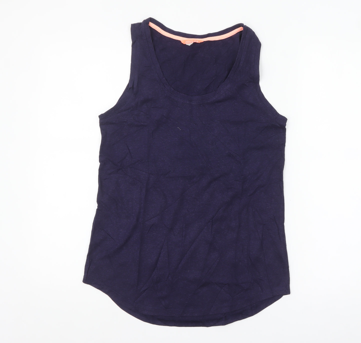 Joules Women's Blue Size 10 Basic Tank Top Sleeveless Jersey