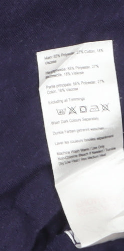 Joules Women's Blue Size 10 Basic Tank Top Sleeveless Jersey