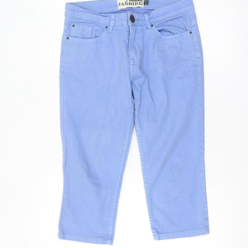Jailbird Women's Blue Chino Shorts Size 10 Regular Cotton Blend