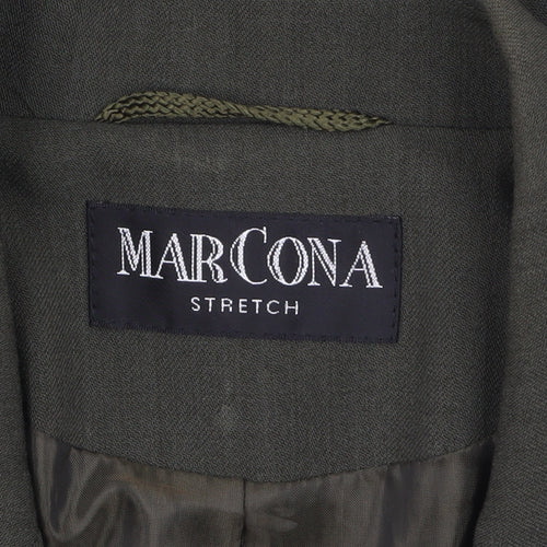 Marcona Women’s Green Wool Blend Single Breasted Blazer Size 12