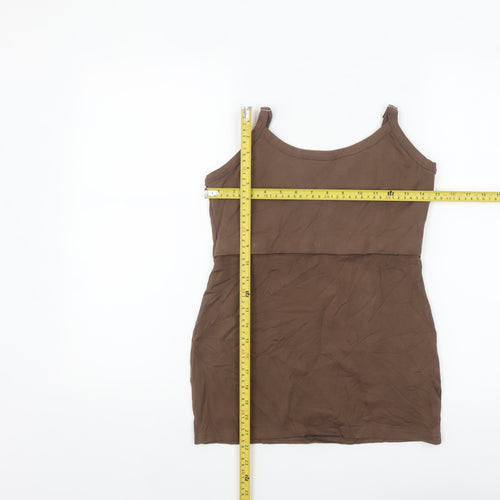 Fresh Mums Womens Brown Size 14 Camisole Summer Tank Top