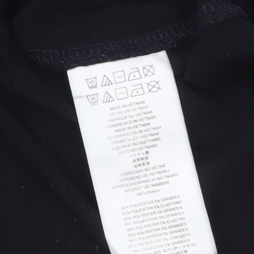 Michael Kors Womens Black Long Sleeve Wrap Blouse S