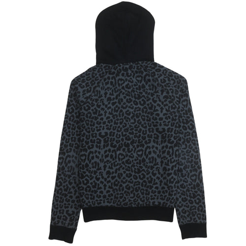 Nike Womens Black Animal Print Full Zip Hoodie Size M