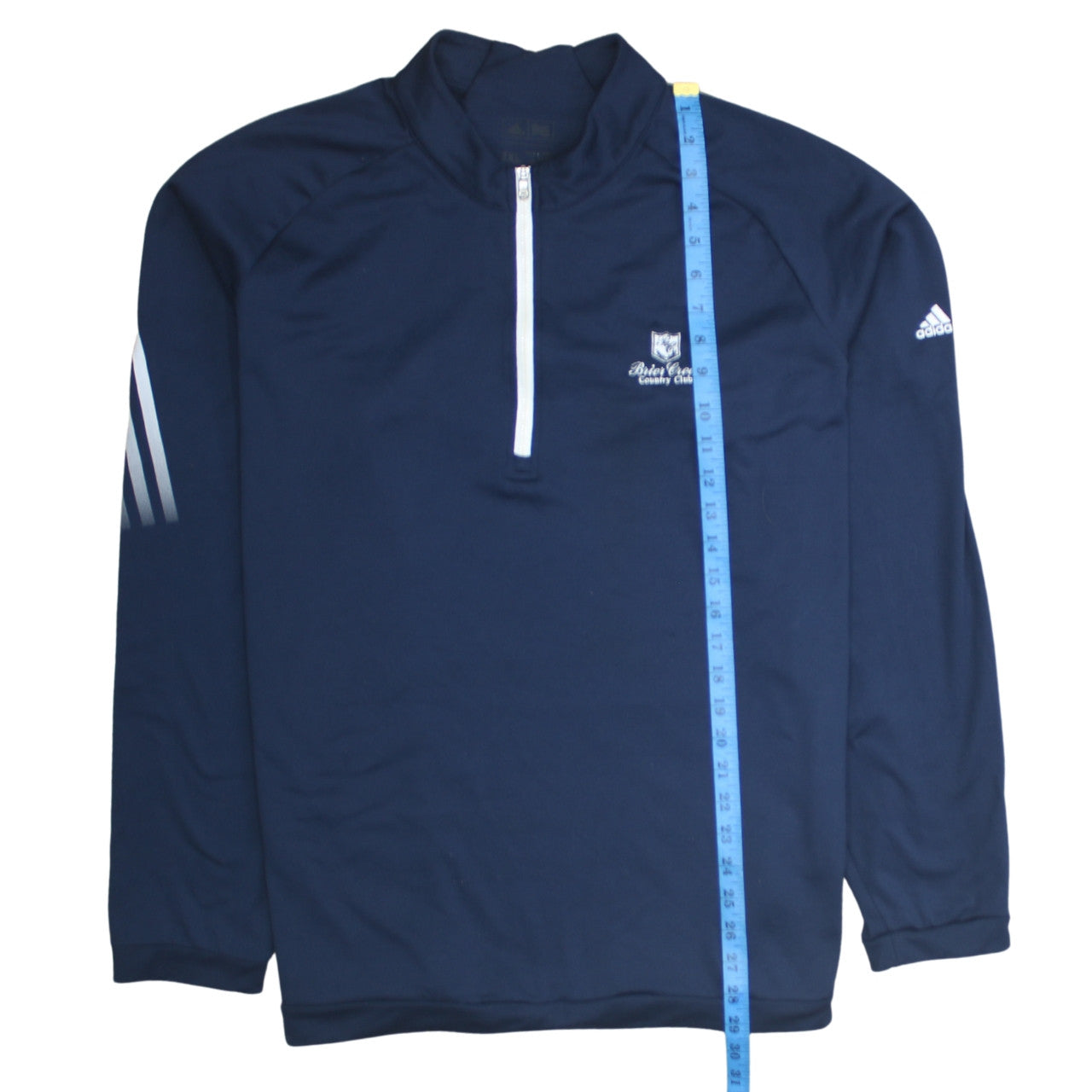 Adidas Mens Blue 2XL 1/2 Zip Mock Neck Golf Sweatshirt