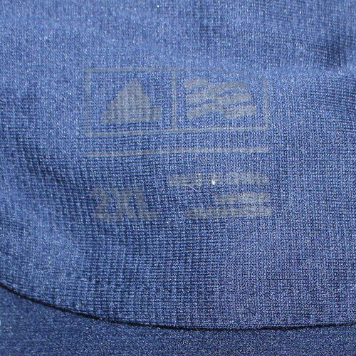 Adidas Mens Blue 2XL 1/2 Zip Mock Neck Golf Sweatshirt