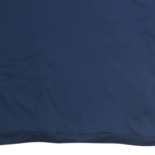 Adidas Mens Blue 2XL 1/2 Zip Mock Neck Golf Sweatshirt