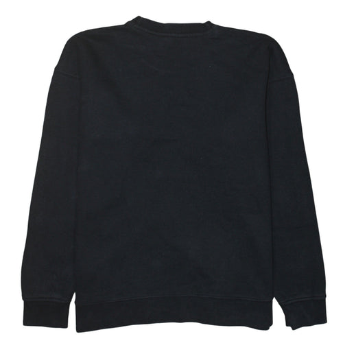 Adidas Womens Black Crew Neck Pullover Sweatshirt Size XL