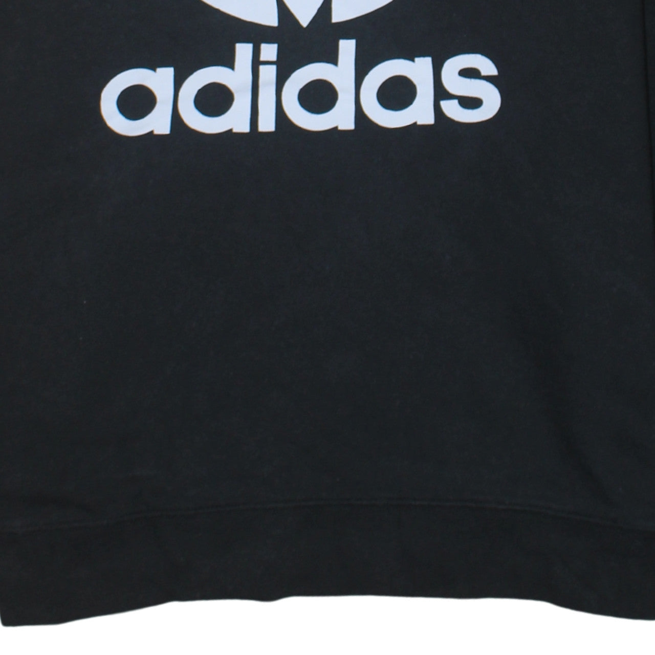 Adidas Womens Black Crew Neck Pullover Sweatshirt Size XL