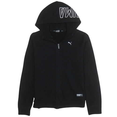 Puma Men's Black Full Zip Hoodie Size S Sports Fleece