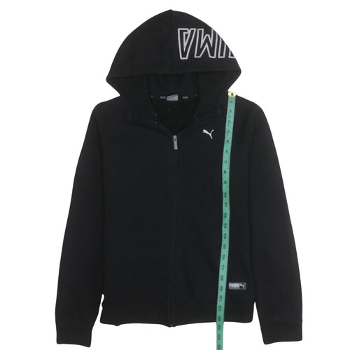 Puma Men's Black Full Zip Hoodie Size S Sports Fleece