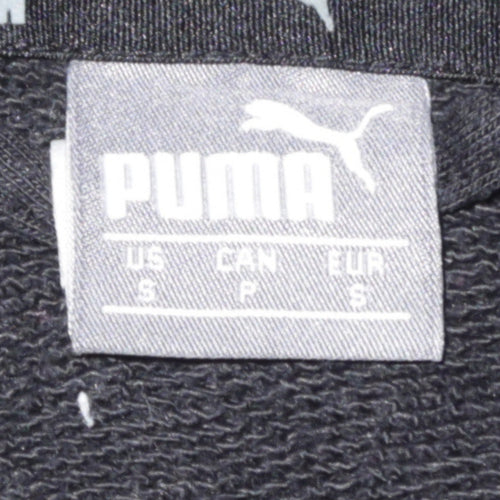 Puma Men's Black Full Zip Hoodie Size S Sports Fleece