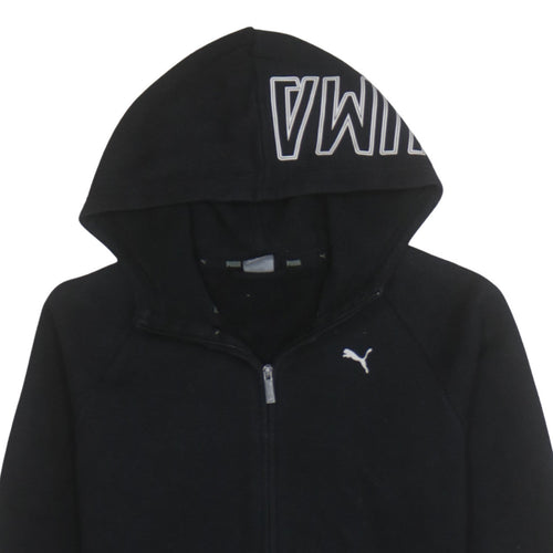 Puma Men's Black Full Zip Hoodie Size S Sports Fleece