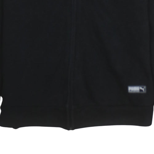 Puma Men's Black Full Zip Hoodie Size S Sports Fleece