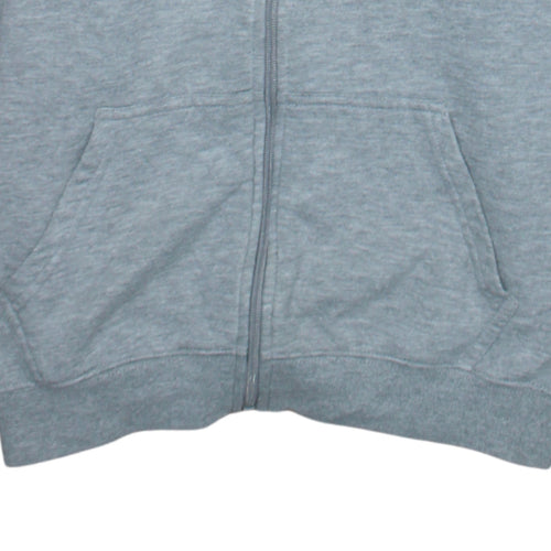 Russell Athletic Boys Grey Full Zip Hoodie 12-13 Years Fleece Sweatshirt