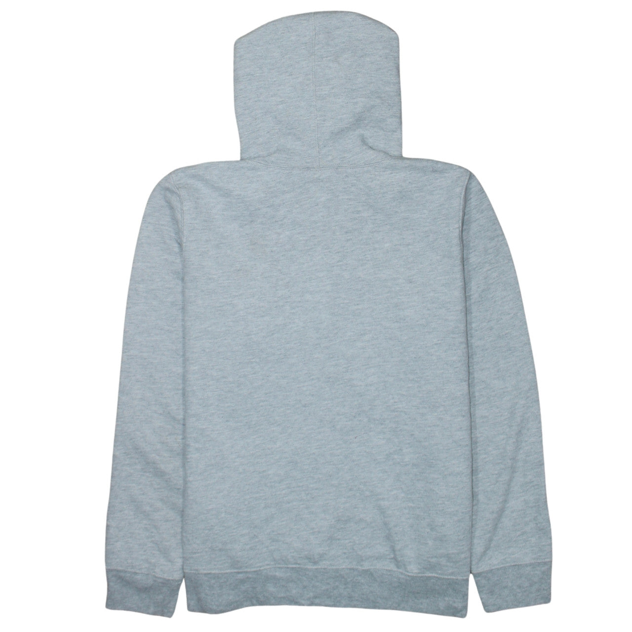 GAP Women Grey Pullover Hoodie L Logo Cotton Blend Casual
