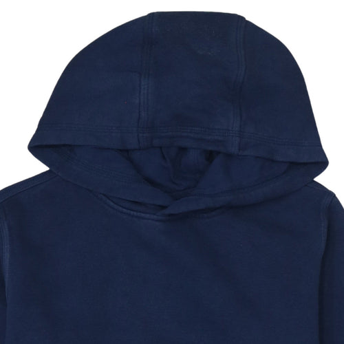 Nike Boys Blue Pullover Hoodie XL Regular Fit Fleece Sweatshirt