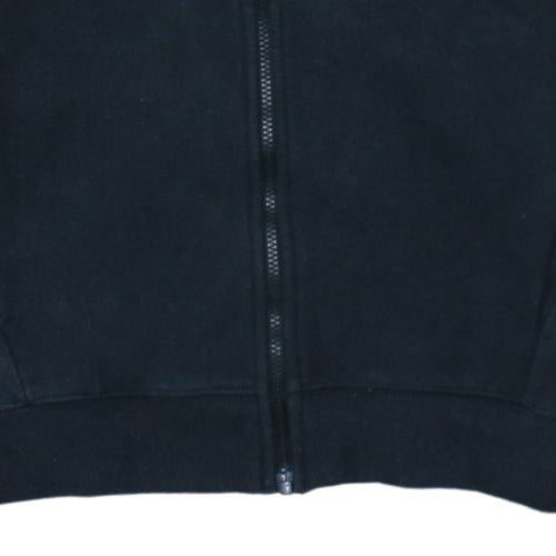 Nike Womens Black Full Zip Hoodie Size S Cotton Blend Sweatshirt