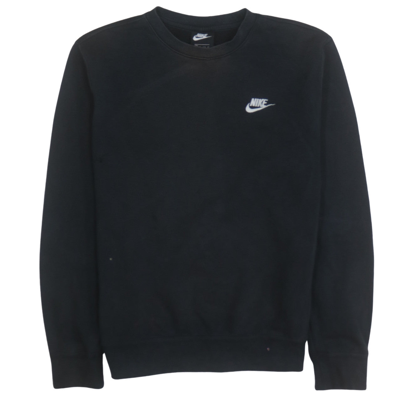 Nike Men's Black XS Pullover Sweatshirt Crew Neck Fleece