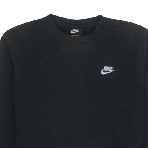 Nike Men's Black XS Pullover Sweatshirt Crew Neck Fleece