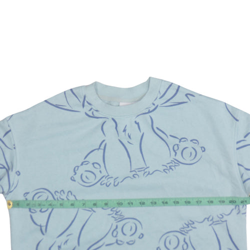 Disney Primark Women Blue Stitch Crew Neck Sweatshirt XS
