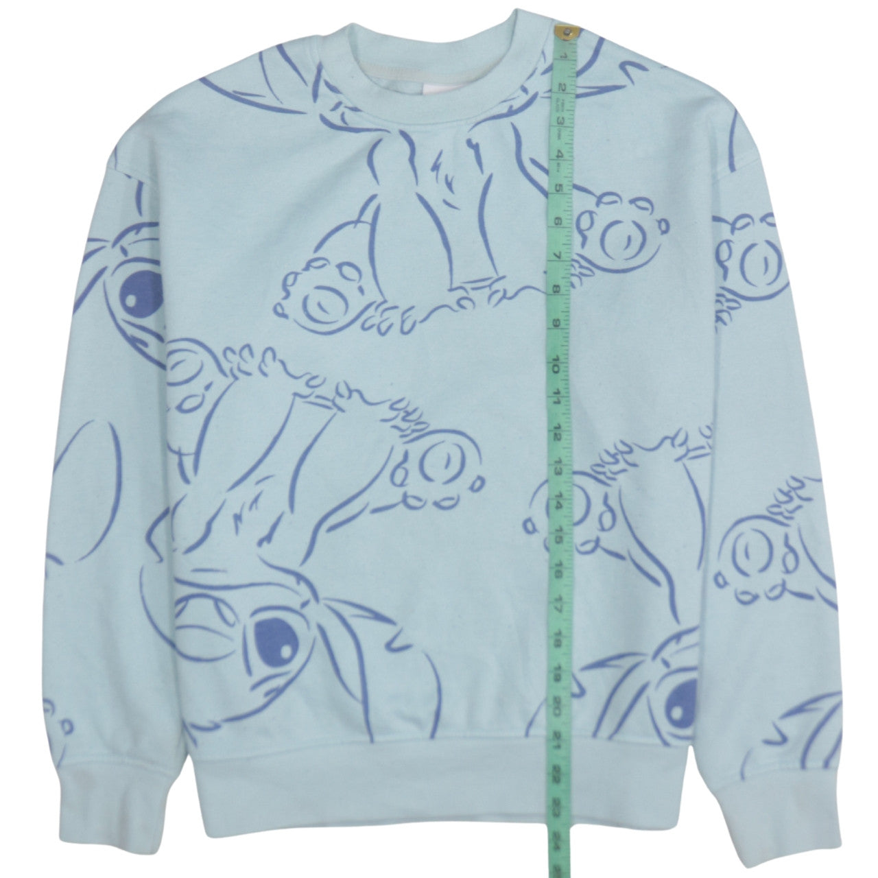 Disney Primark Women Blue Stitch Crew Neck Sweatshirt XS