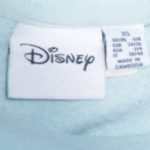 Disney Primark Women Blue Stitch Crew Neck Sweatshirt XS