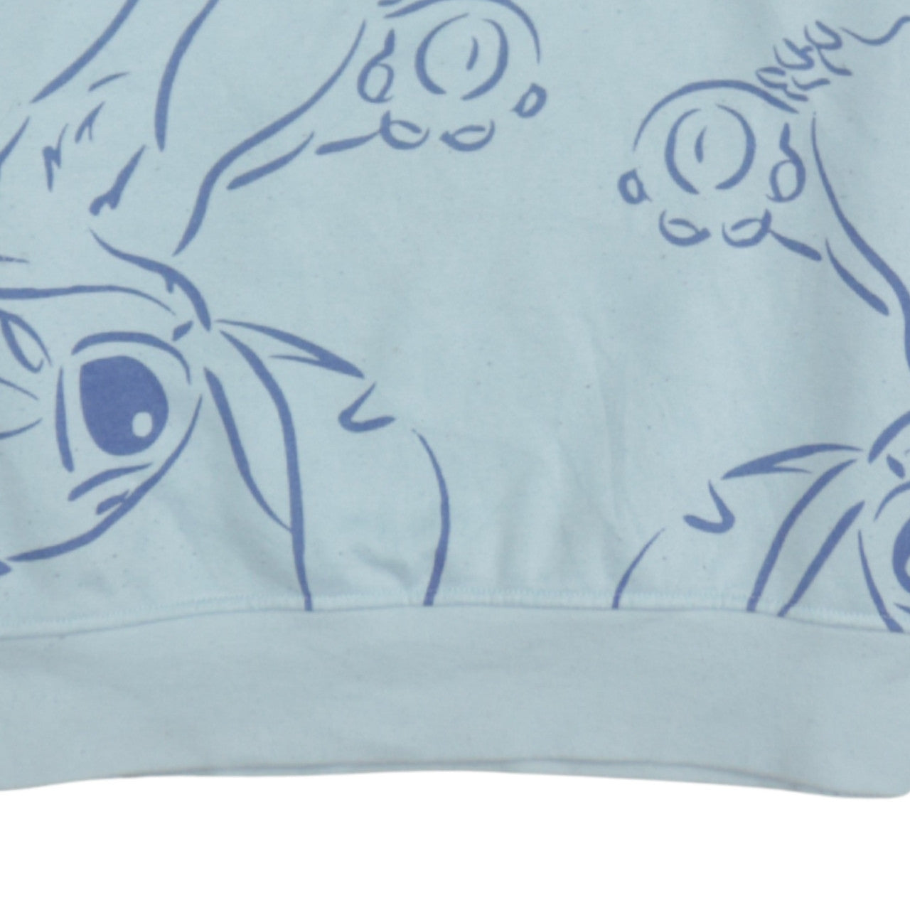 Disney Primark Women Blue Stitch Crew Neck Sweatshirt XS