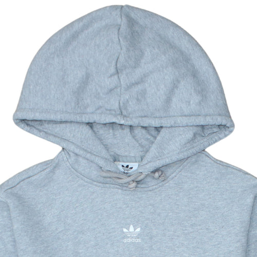 Adidas Women’s Grey Pullover Hoodie Size 10 Hooded Sweatshirt Casual
