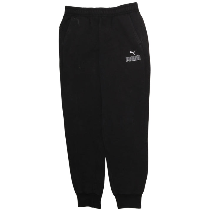 Puma Men's Black Jogger Sweatpants M Regular Fleece Activewear